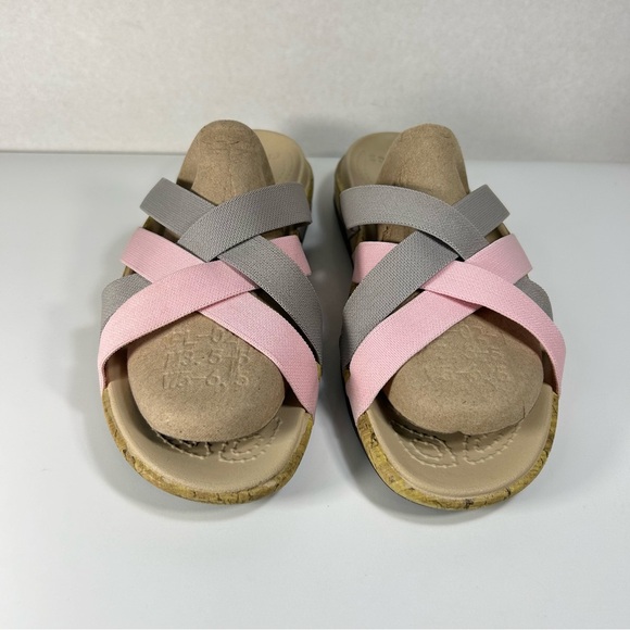 Crocs Edie Stretch Criss-Cross Strappy Slip On Slide Sandal 14966; Women’s Sz 10 - Picture 10 of 14